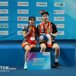 [2023 코리아마스터즈] 최강듀오의 최강호흡, 서승재-채유정, 역시나 