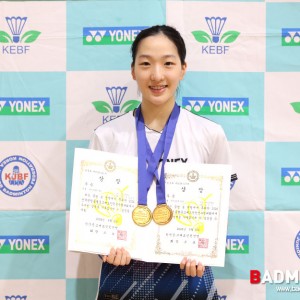 치악고 김민지, 혈육 대결에서 승리하며 여자단식 우승 [2024중고연맹종
