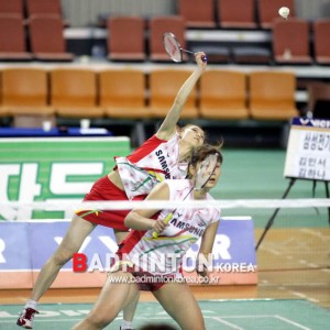 [제1회 한국실업연맹회장기]삼성전기 김민서-김하나 조