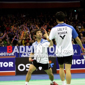 [2011빅터코리아오픈 슈퍼시리즈 프리미어] 남자복식 정재성-이용대 2연