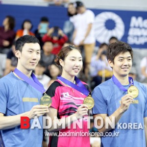 한국, 2015코리아오픈 두 종목 우승